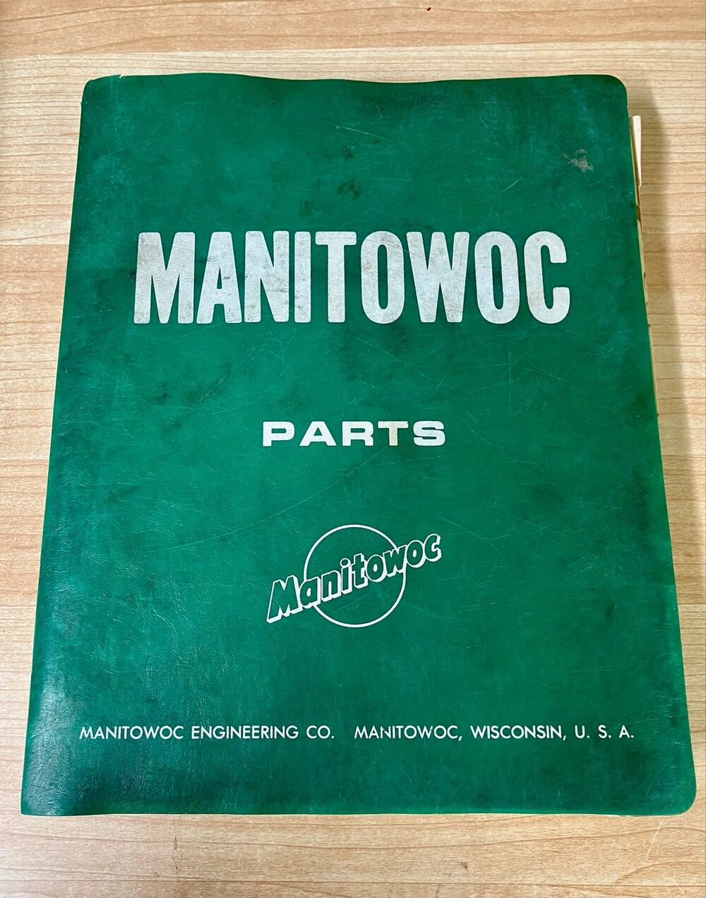 Manitowoc Parts Manual Model No. 3000W.